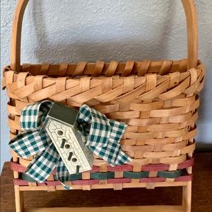 Vintage Pair Primitive Scandinavian Basket Decor